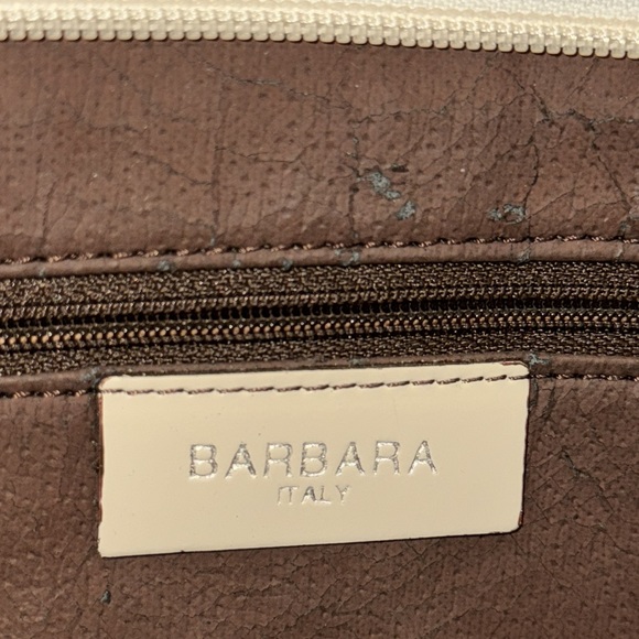 Barbara Milano Cream LeatherHandbag - Picture 3 of 8